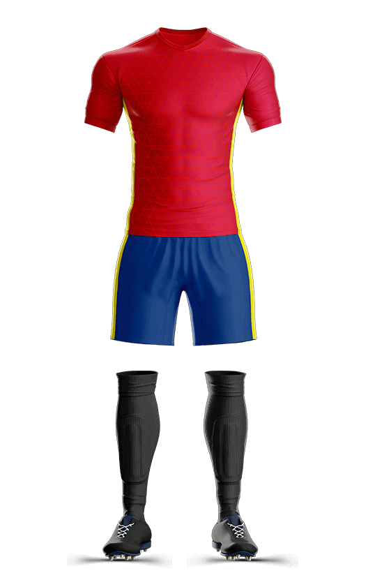스페인 국가대표 홈 축구복 단체티